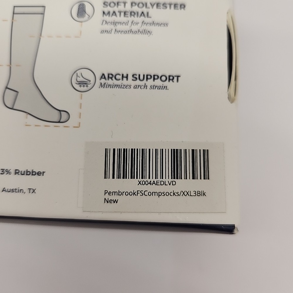 Pembrook Compression Socks XXL 3 pack