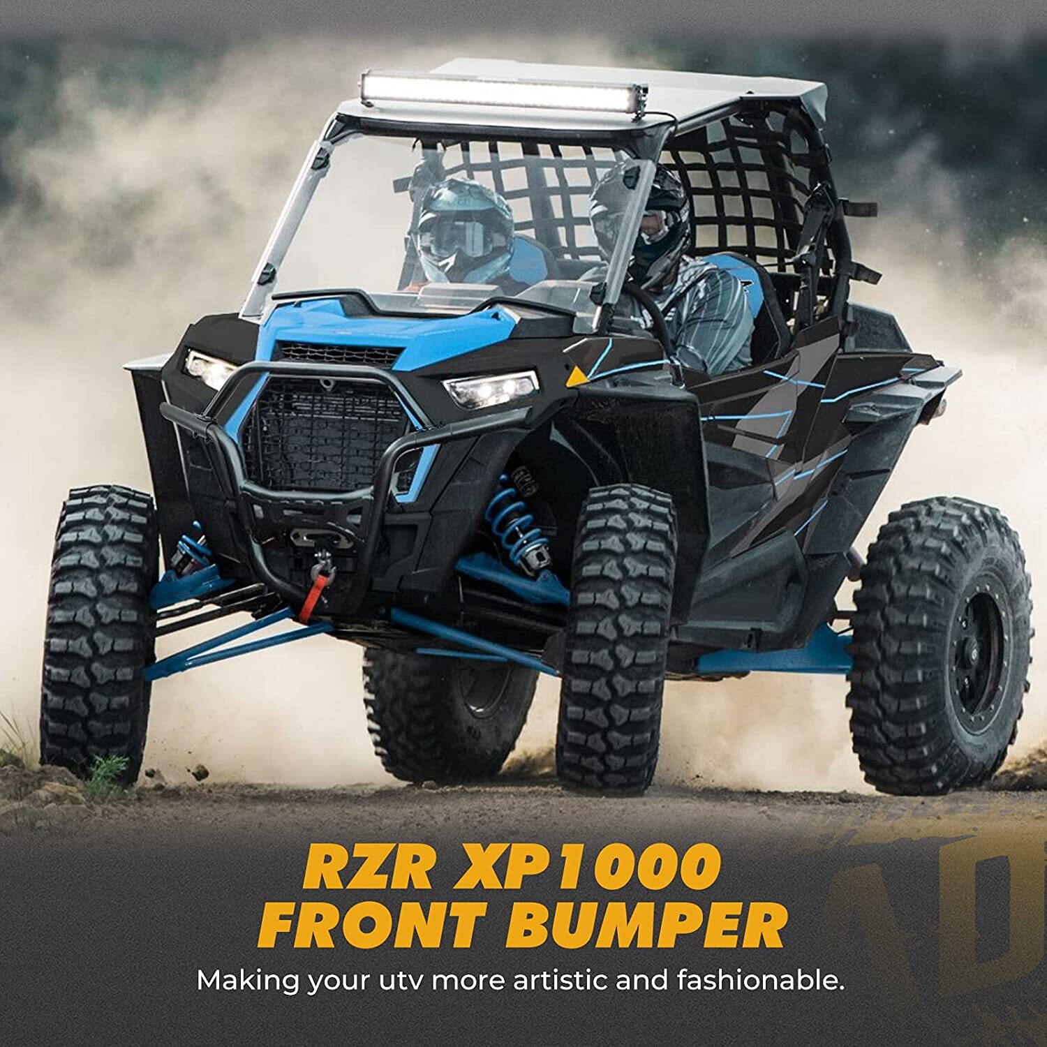 Heavy Duty Front Bumper Guard For 2019-2023 Polaris RZR XP 1000 / XP 4 Turbo