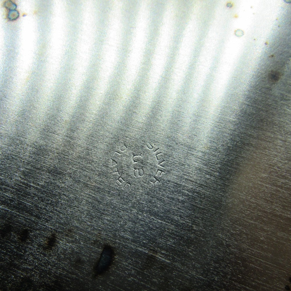 Silver Plated Dinner Serving Bowl With Glass Anchor Hocking Fire King Insert