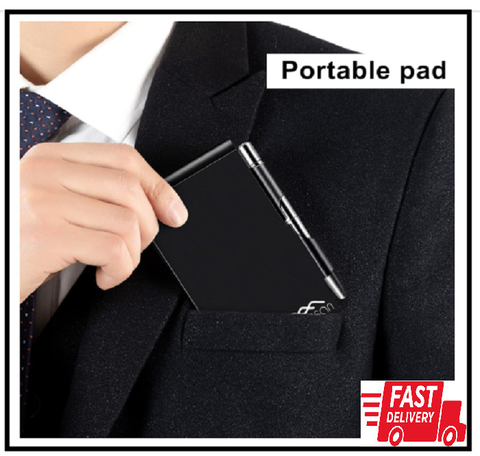 Metal Small Notebook, Mini Notepad, Small Pocket Notepad Aluminum Note Case with