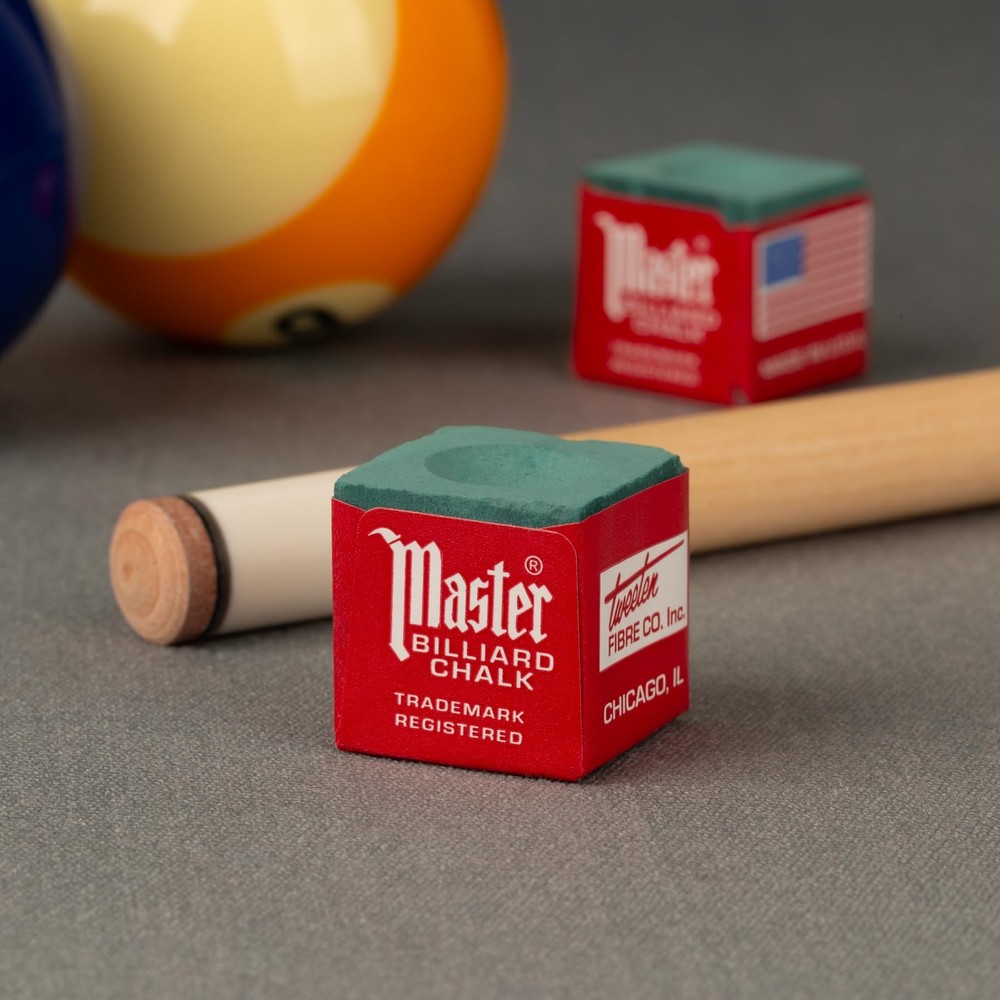 Billiard Pool Cue Chalk Box 12 Cubes for Smooth Gameplay