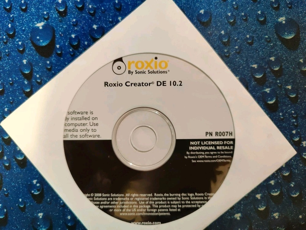 Roxio Creator DE 10.2 CD/DVD Burning software