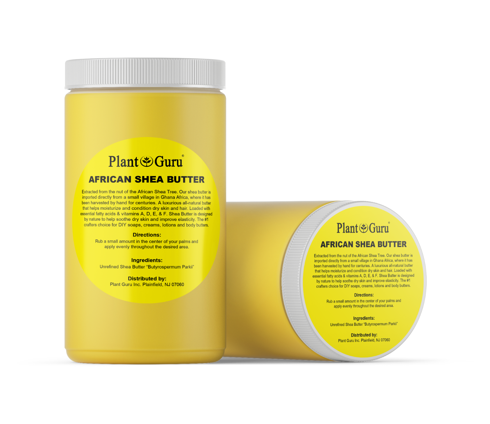 Raw African Shea Butter YELLOW 100% Pure Natural Unrefined Organic Bulk