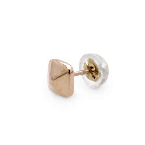 Dr MONROE Sync Note K10 Square Stud Earring (Single, One Ear)