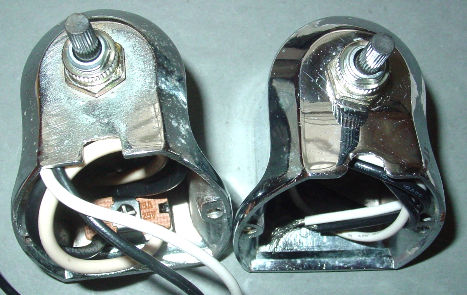 2 Vintage Perko Yacht Bulkhead Galley Art Deco Light Fixture Camper Boat Cabin