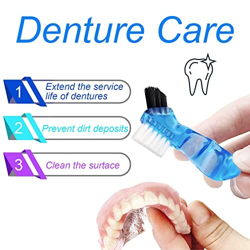 Denture Brush Retainer Case, Denture Case,Denture Cups Bath,Dentures Container