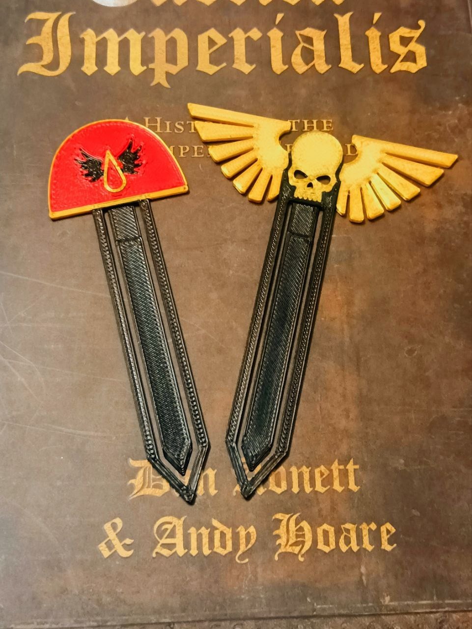 Multicolor Warhammer 40k Bookmarks (Your choice of 3 included)