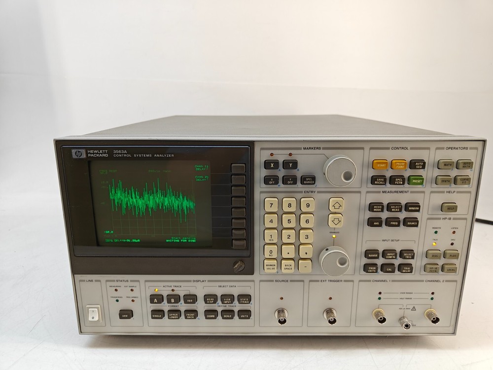 HP 3563A Dynamic Signal / Control System Analyzer with Digital Inputs, 100kHz