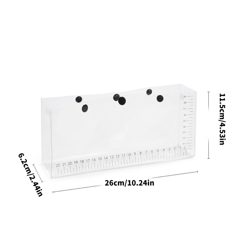 Quick Snapping Clear Fish Weigh Container Folding Live Fish Observation Bag