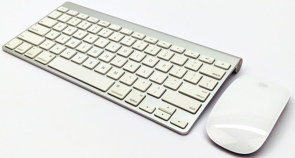 Apple Wireless Keyboard A1314 & Magic Mouse A1657 Bundle Laptop Accessories Set