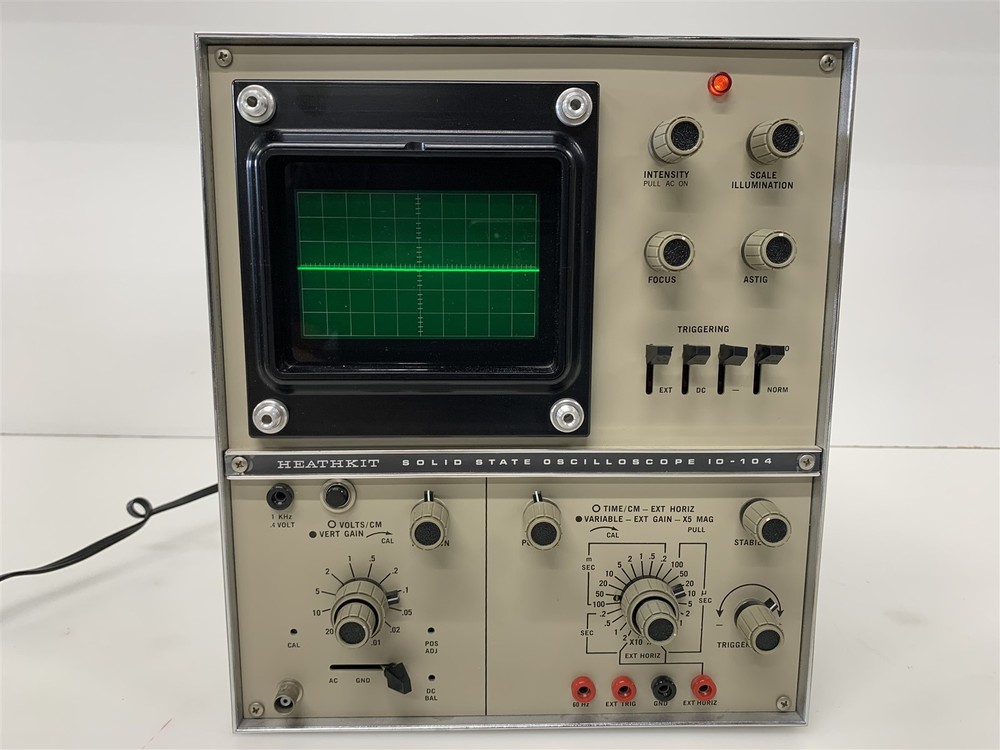 Heathkit Solid State Oscilloscope IO-104