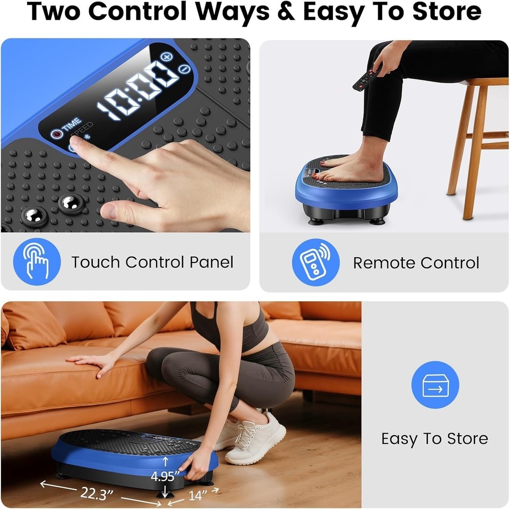Vibration Plate Exercise Machine Bluetooth Power Shaping Vibrate Plate Workout