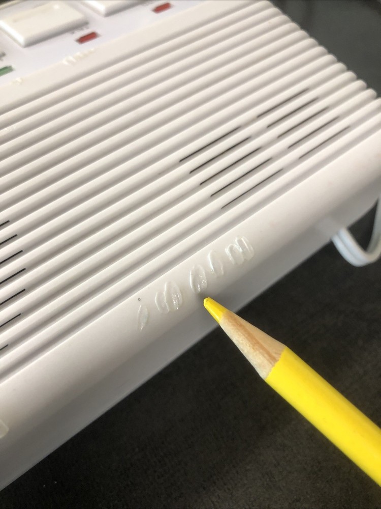 x2 - NUTONE 3 Channel FM Wireless Intercom White Tested/Working Set Replacement