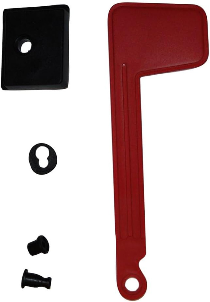 Plastic Mailbox Flag  Kit, Red