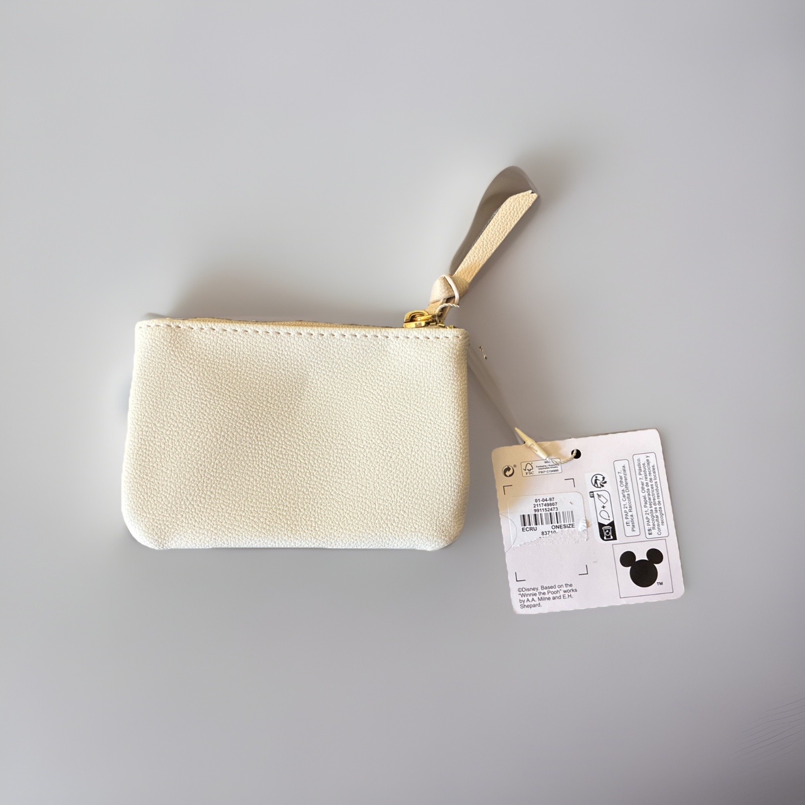 DISNEY WINNIE THE POOH AT PRIMARK ZIP COIN CASE NWT (C)