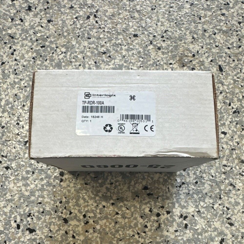 Interlogix TP-RDR-100A Keyless Access Control Reader Black & Gray