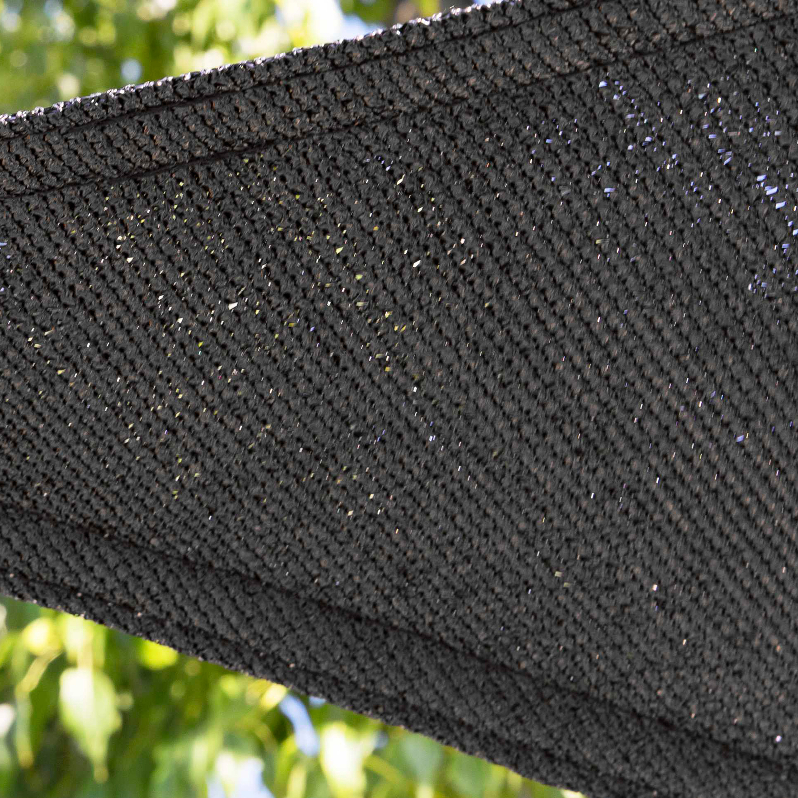 ColourTree Pergola Sun Shade Cover Universal Replacement Canopy w/ Rods, Black