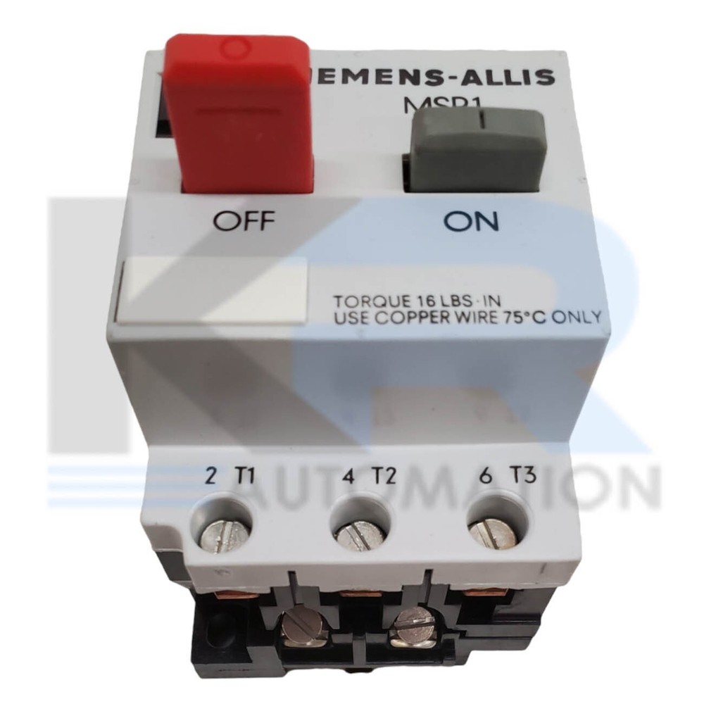 NEW Siemens MSP10EA11 Manual Starter Protector Open Type 0.36-1A