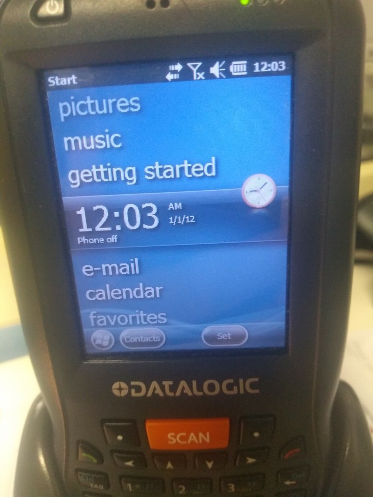 Complete kit datalogic lynx reader -std laser, bt,27 key -numeric-wwe 944400000