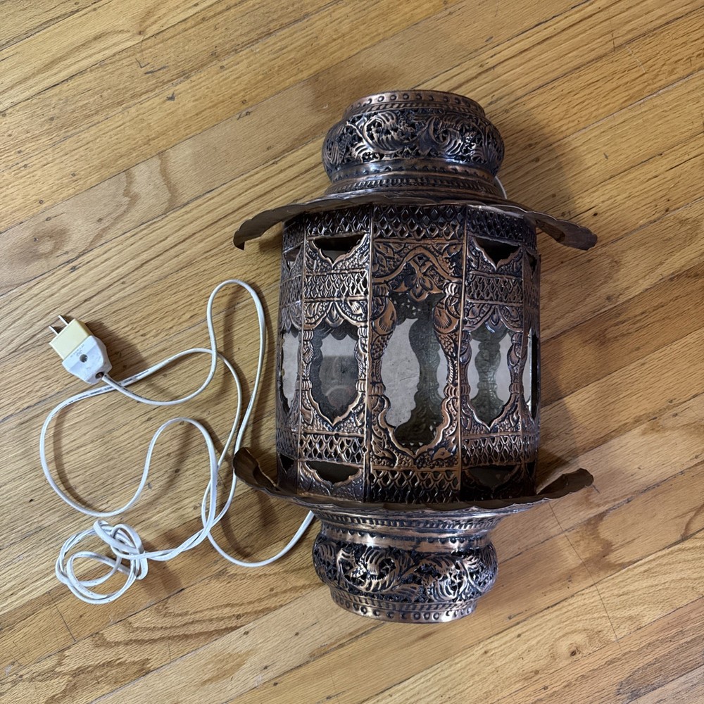 Vintage Copper Wall Light