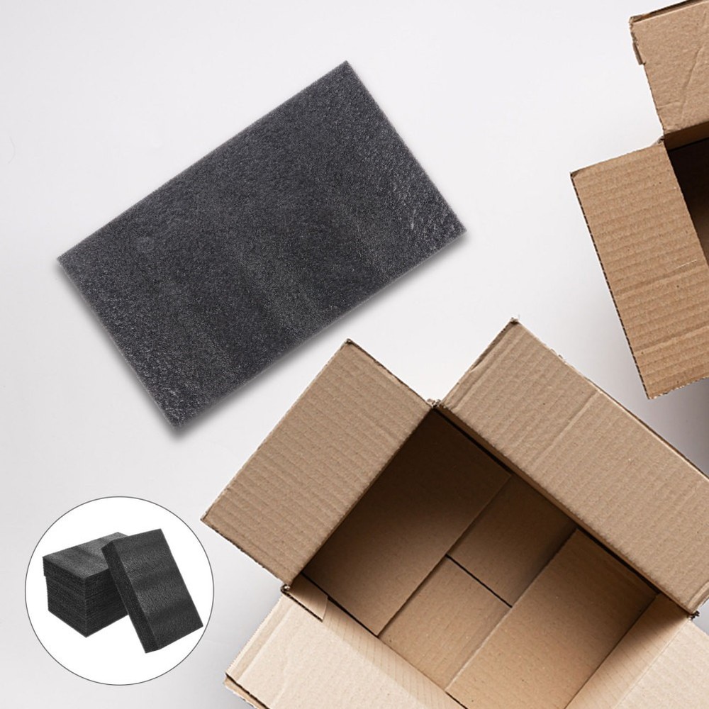 4 Pcs Multi Use Express Packing Inserts Black EPE Foam Packing Boards