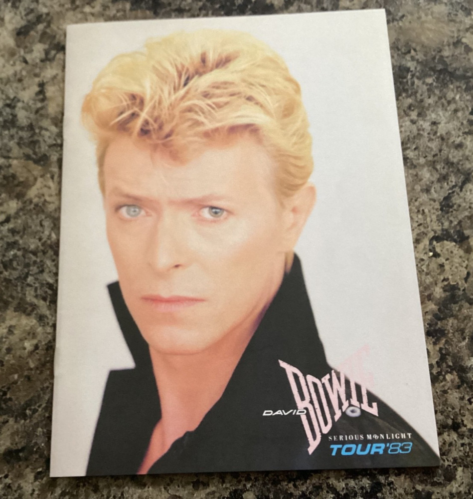 DAVID BOWIE SERIOUS MOONLIGHT 1983 TOUR PROGRAMME