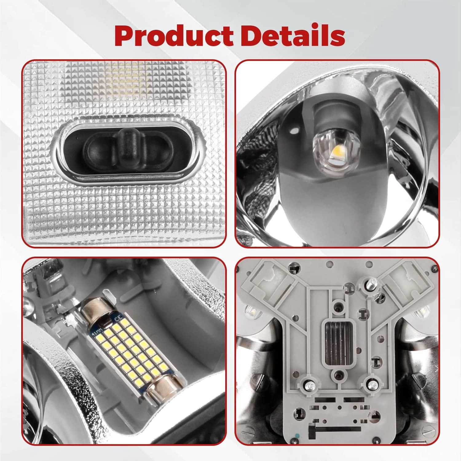 Dome Light Assembly with Cover For Ranger 93-04 F37Z-13776-B F67Z13783AA