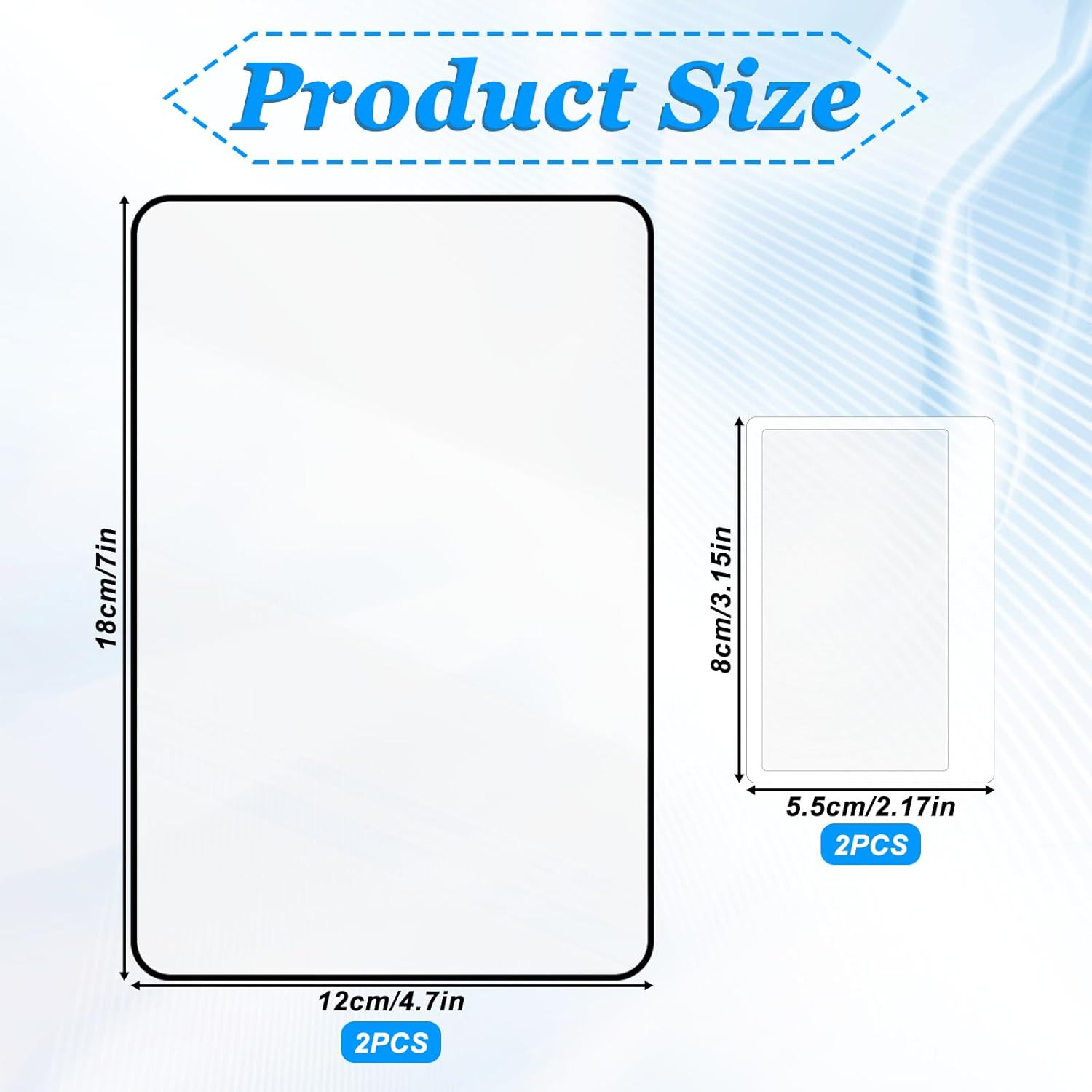 4PCS 3X Magnifying Sheets for Reading, Ideal for Seniors and Small Print