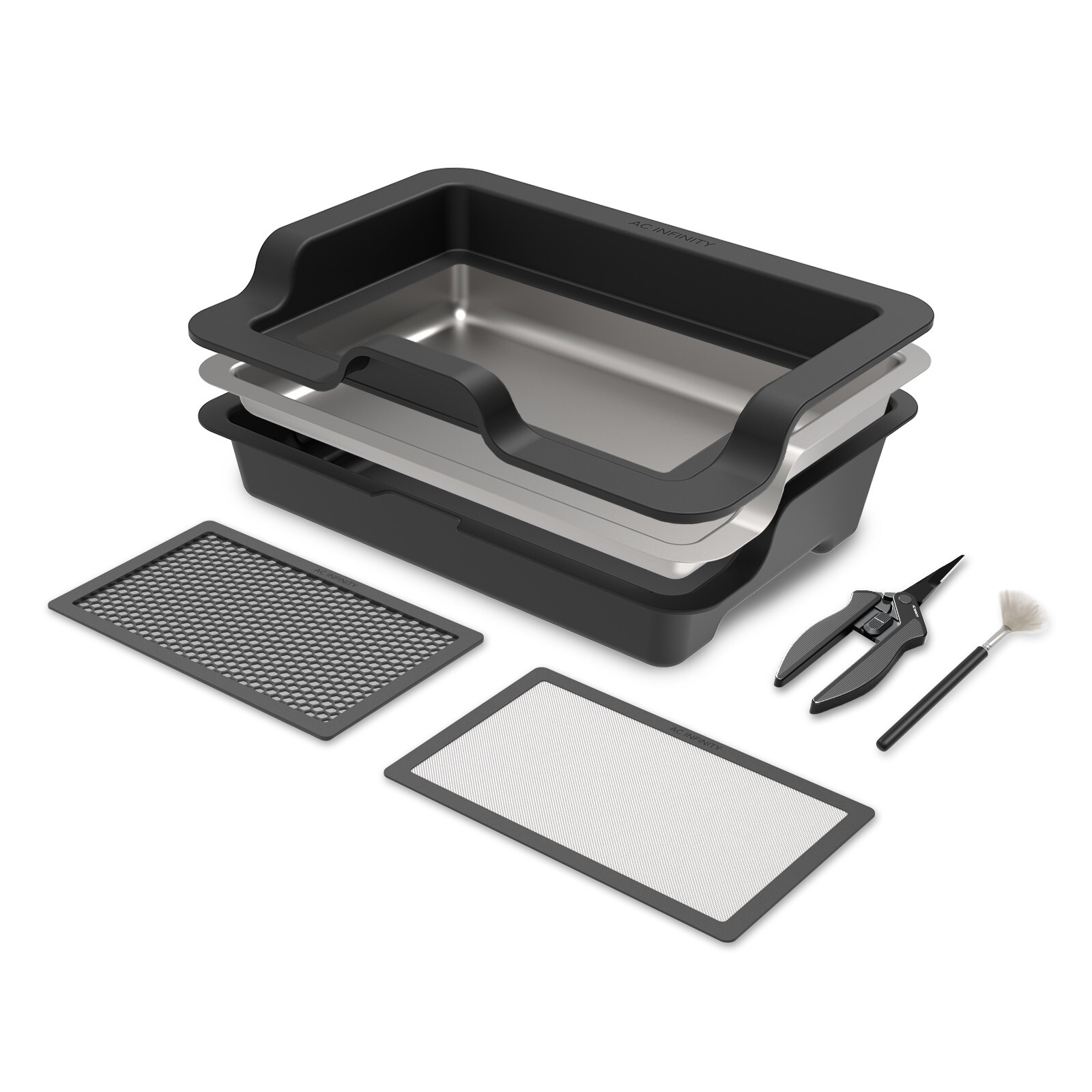 Large Trim Tray System, 20-Inch Interchangeable 3-Tray & 2-Screen Kit