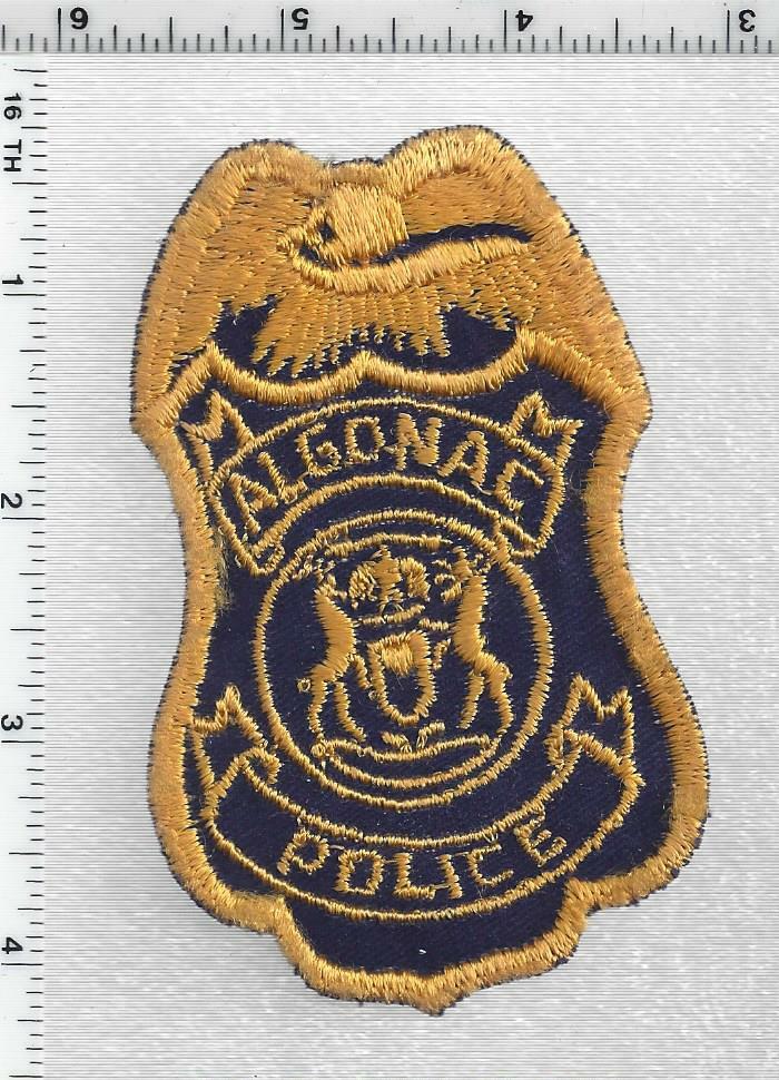 Algonac Police (Michigan) 1st Issue Shoulder Patch