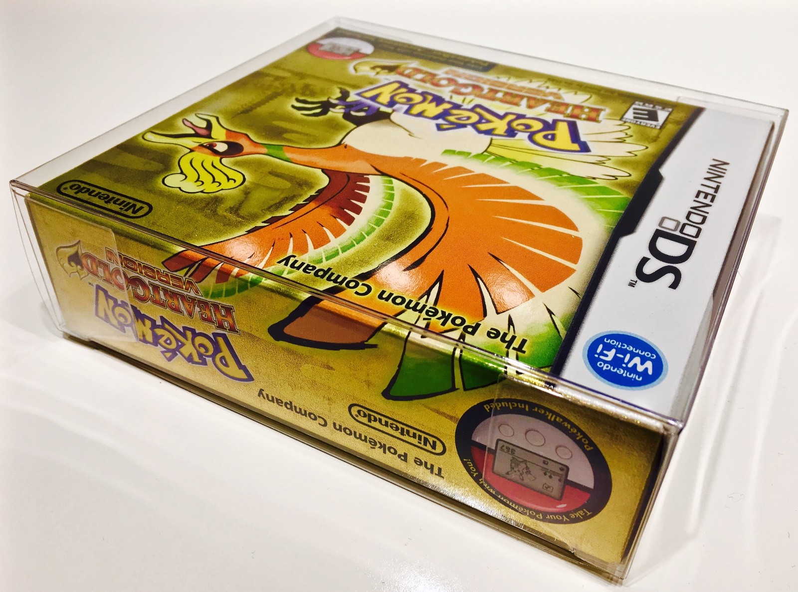 1 Box Protector for Pokemon Heartgold / Soulsilver case Nintendo DS NTSC ONLY!