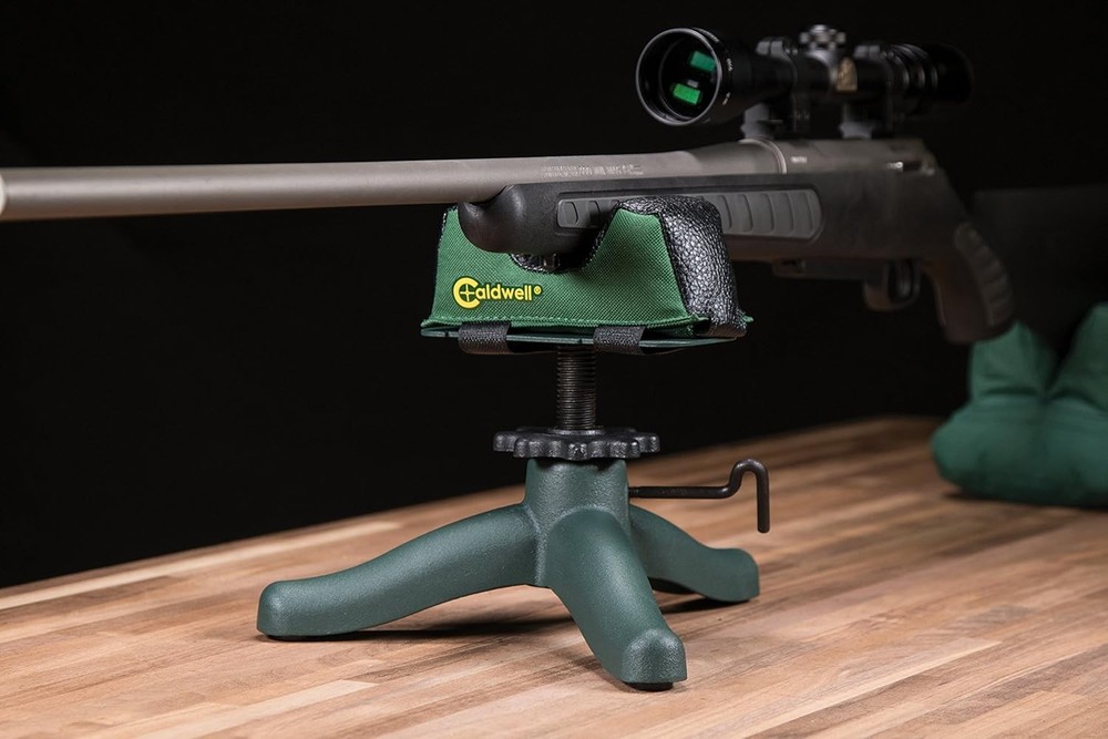the Rock Front Shooting Rest with Adjustable Elevation, Recoil Reducing, Interch