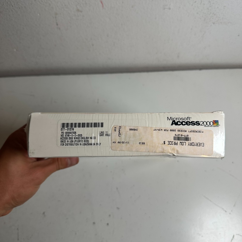 Microsoft Access 2000 Latest Version Office Database Management Software System