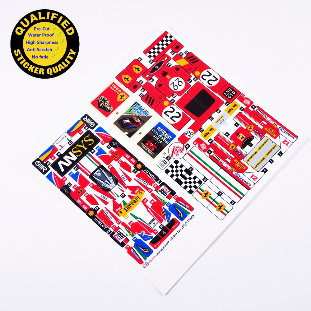 Replacement sticker for set 75889 Precut sticker