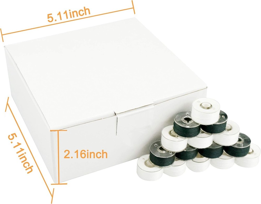 144pcs Polyester Prewound Bobbin Thread Variety