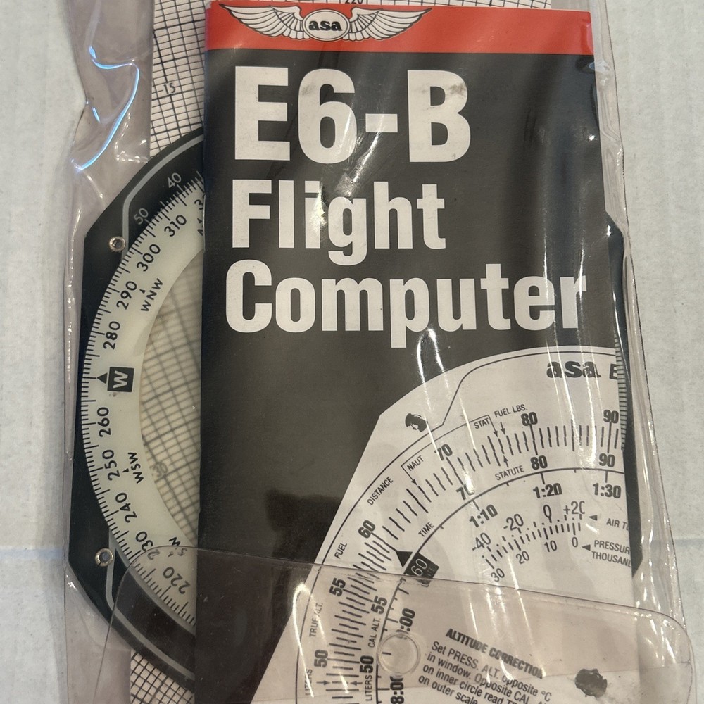 ASA E6-B Aviation Paper Flight Computer