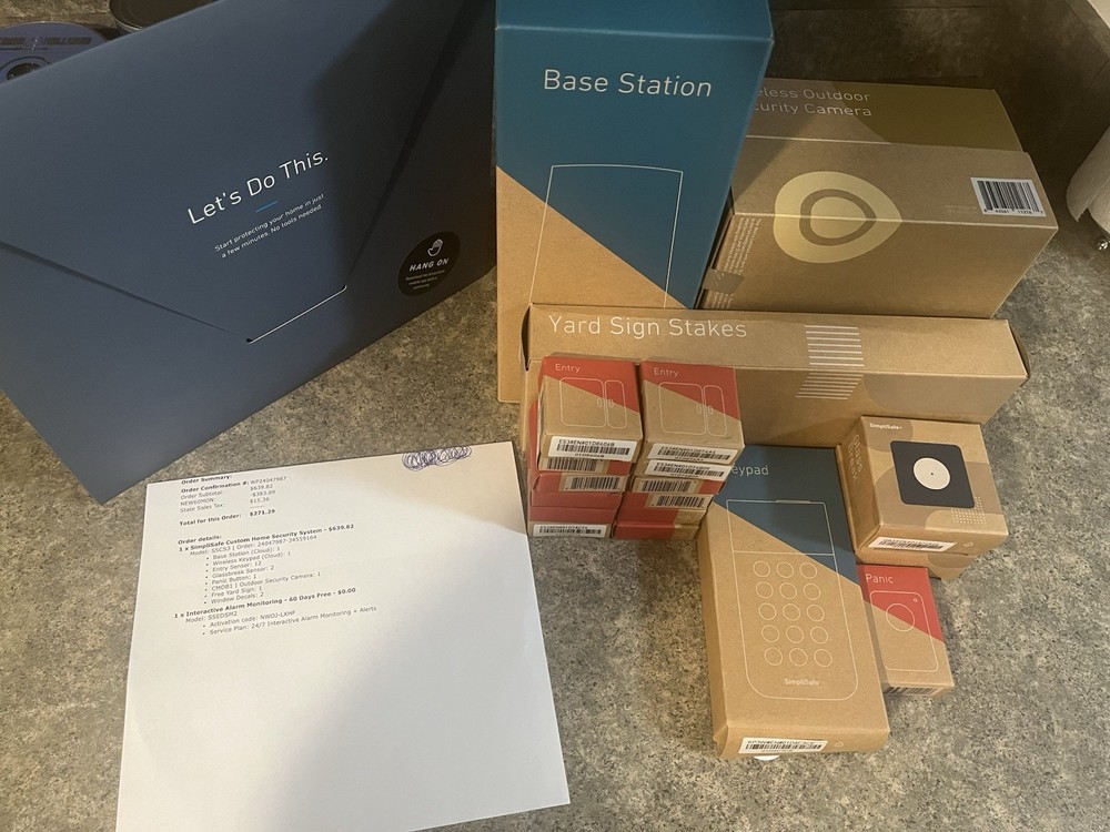 SimpliSafe Home Security System Complete Package