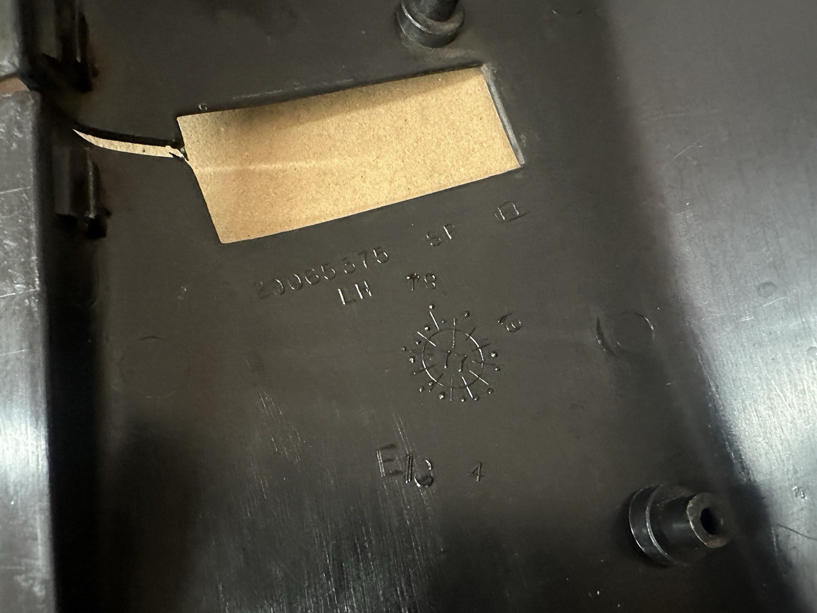 1975 - 1981 Pontiac Firebird Trans Am Camaro Roof Seat Belt Retractor Cover 1979