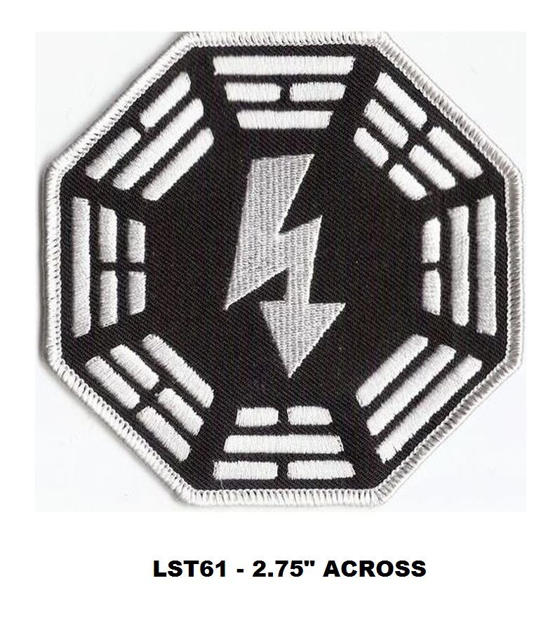 MINI LOST TV SHOW  PATCH - FLASH LOGO - LST61