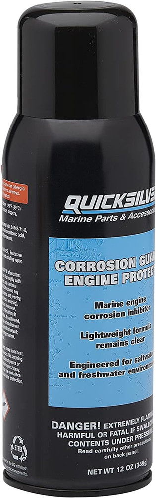 Quicksilver Corrosion Guard Engine Protect Rust Inhibitor - 12 Oz.