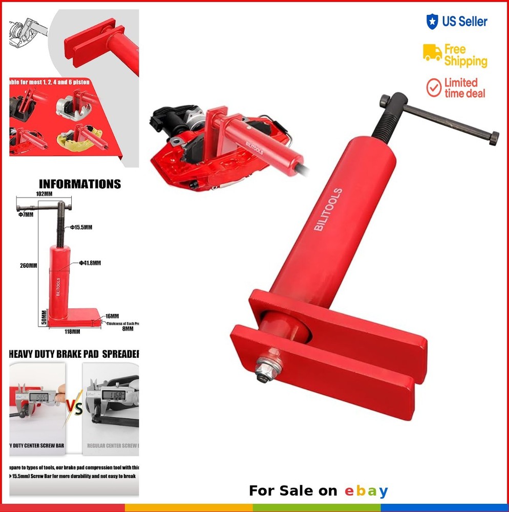 Brake Caliper Compression Tool Universal Heavy Duty Piston Compressor Pad Spread
