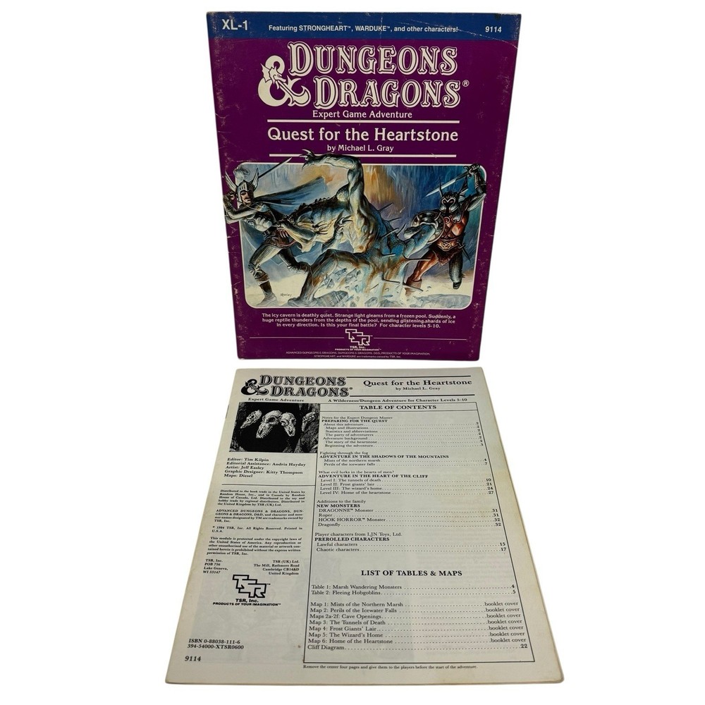 TSR Basic D&D Quest for the Heartstone VG