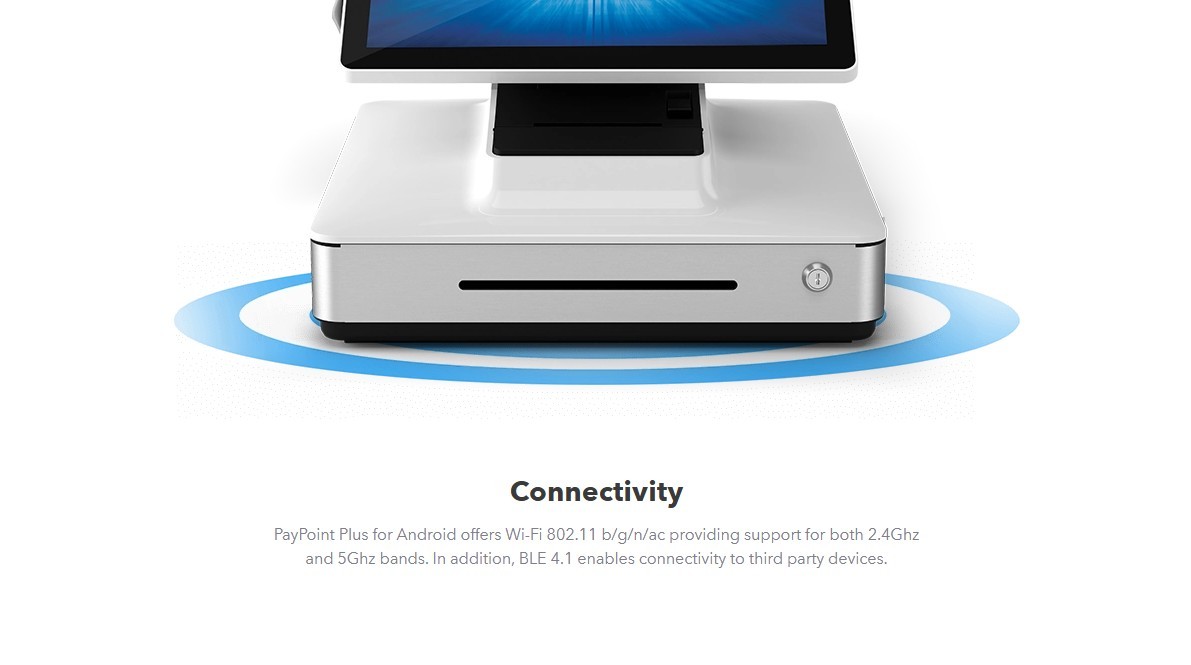 Elo PayPoint Plus POS Terminal 15.6" Touchscreen Android White E347513