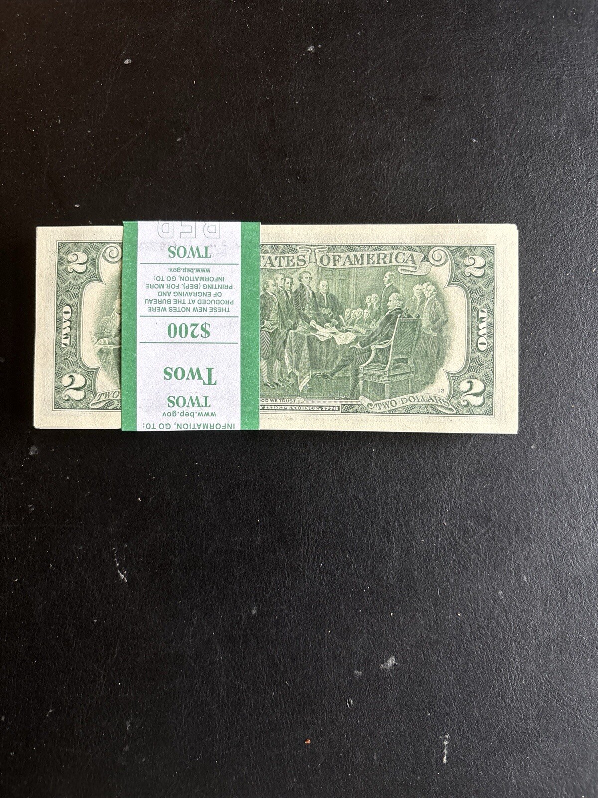 50 ($2 BILLS) TWO DOLLAR BILLS UNCIRCULATED SEQUENTIAL - Buy More Save More!!