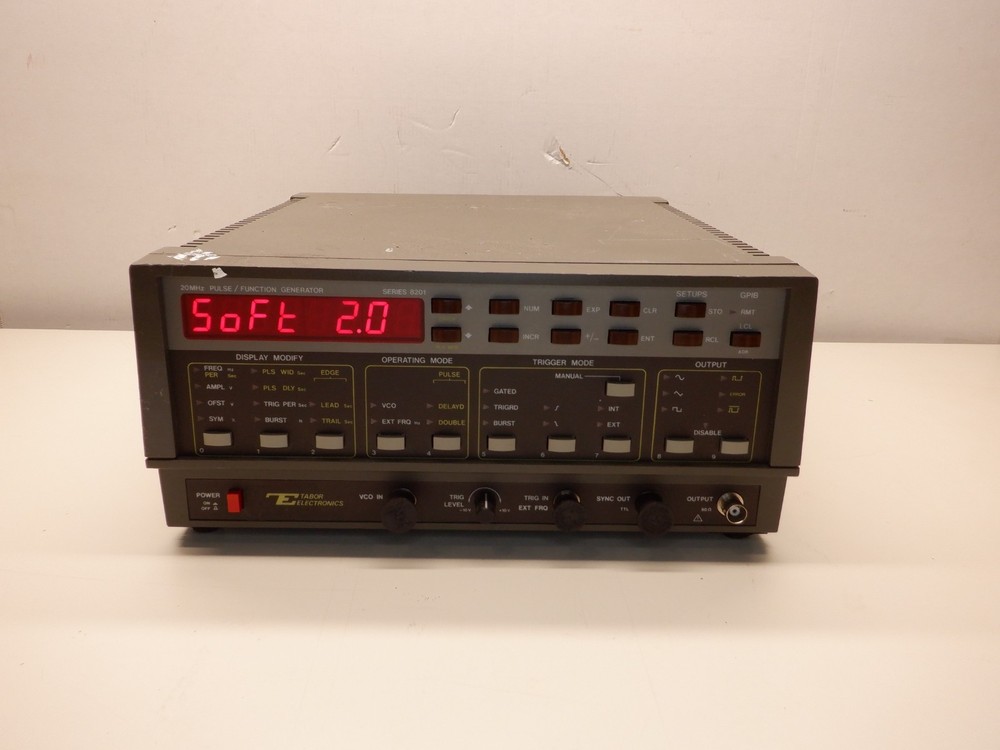 TABOR ELECTRONICS 8201 FUNCTION GENERATOR