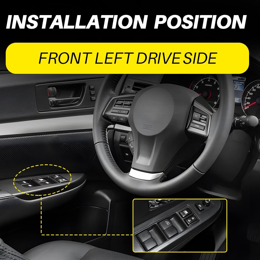 For 2010-2012 Subaru Legacy/Outback Power Window Master Control Switch Left Side