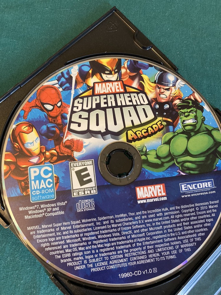 Marvel Superhero Squad Arcade (PC MAC CD-ROM 2010) Encore