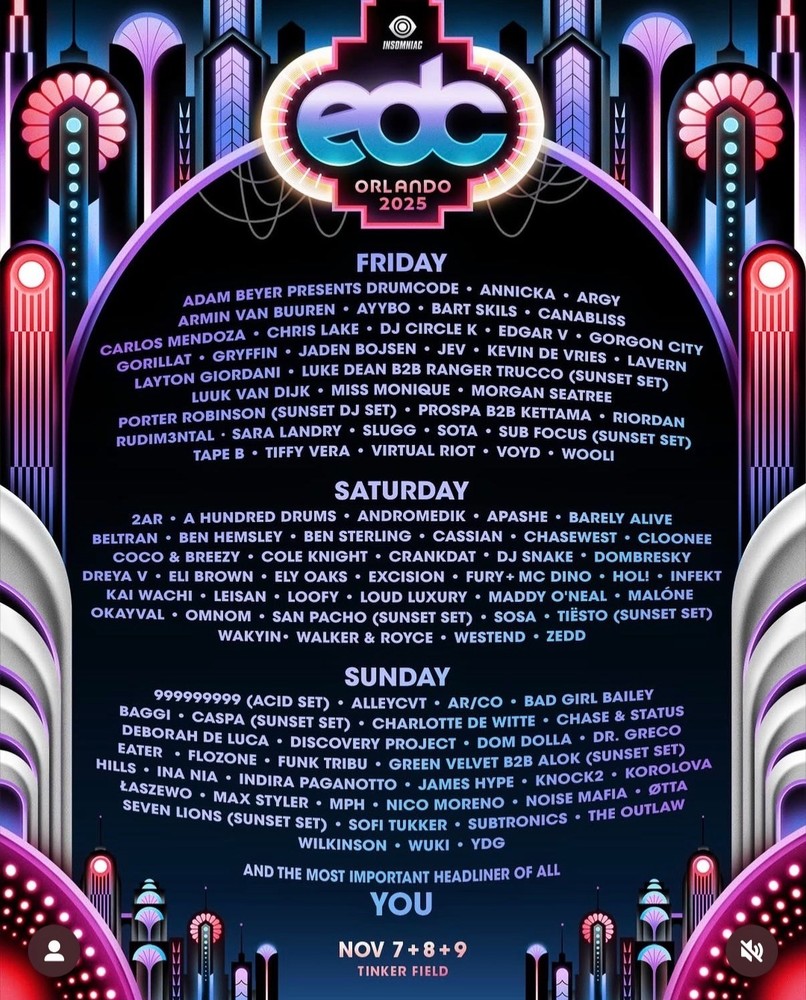 EDC Orlando 3Day VIP Elevated Experience