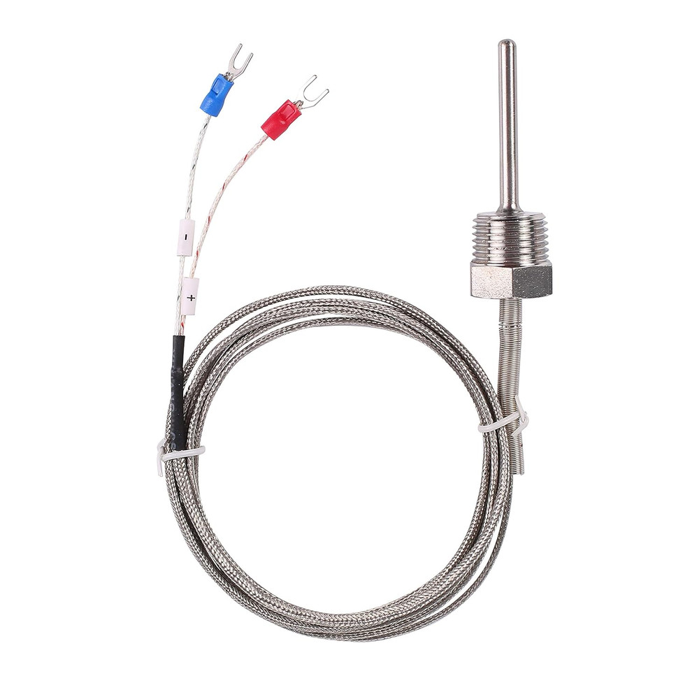 Waterproof K Type Thermocouple Temperature Sensor Probe For PID Controller Two