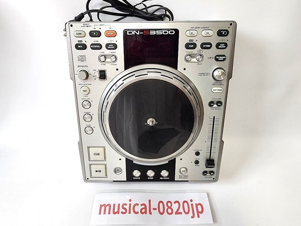 DENON DN-S3500 Compact Disc Player DJ Turntable CD CDJ MP3